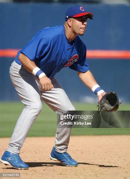 Chicago Cubs third baseman Aramis Ramirez. The Cubs defeated the Padres, 9-3, at Qualcomm Stadium on Thursday, Aug. 9, 2003.