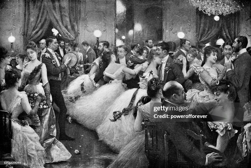 The Ball door Julius LeBlanc Stewart - 19e eeuw