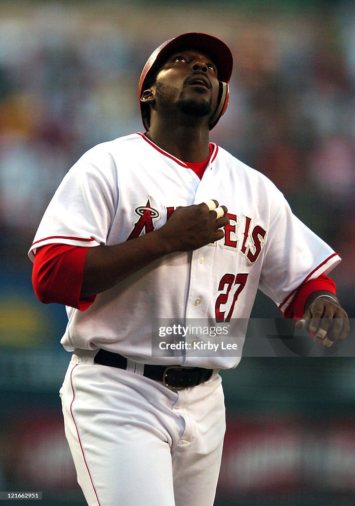 Texas Rangers vs Los Angeles Angels of Anaheim - June 20, 2005