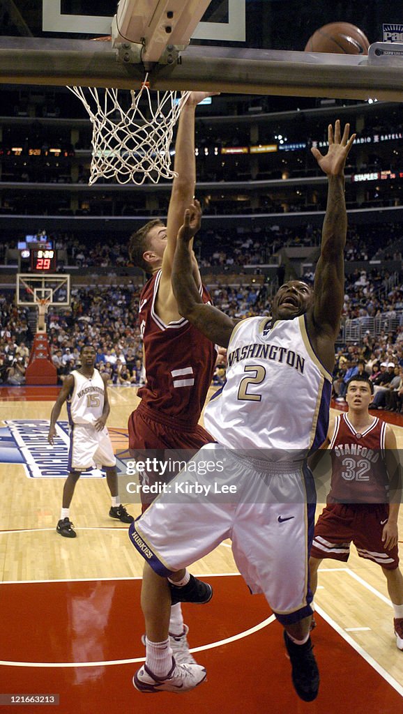 NCAA 2005 Pac 10 Men's Tournament - Semifinals - Washington vs Stanford