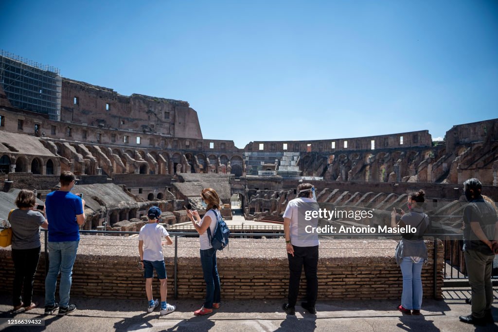 Coliseum Reopening In Rome