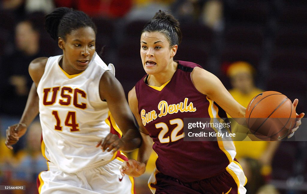 NCAA Women's Basketball - Arizona State vs USC - February 15, 2007