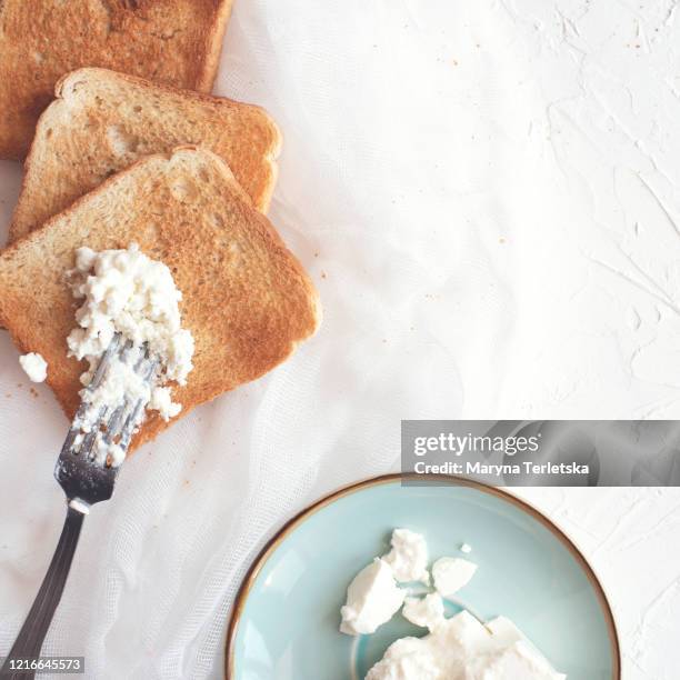fried toasts in the cooking process on a white background. - calcio sport imagens e fotografias de stock