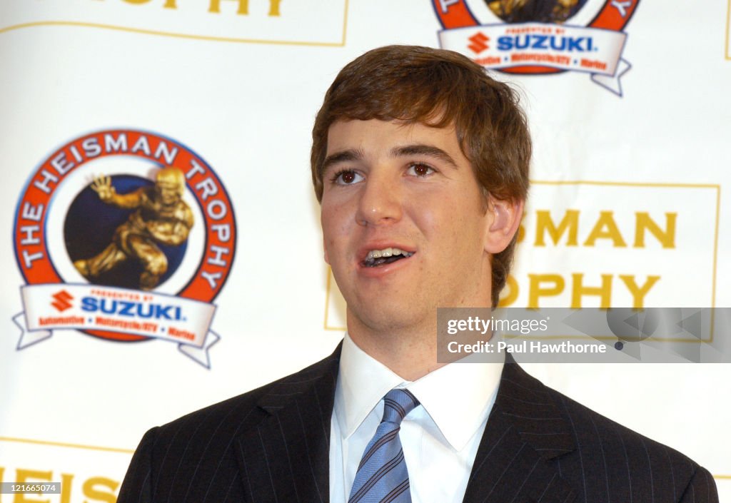 69th Annual Heisman Memorial Trophy Announcement 2003