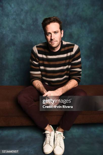 Actor Armie Hammer is photographed for The Wrap on November 28, 2017 in Los Angeles, California.