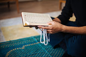 Muslims prayer at home