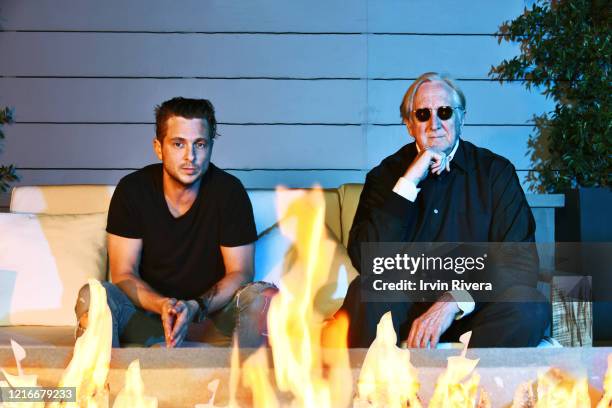 Songwriters Ryan Tedder and T-Bone Burnett are photographed for The Wrap on November 27, 2017 in Los Angeles, California. PUBLISHED IMAGE.