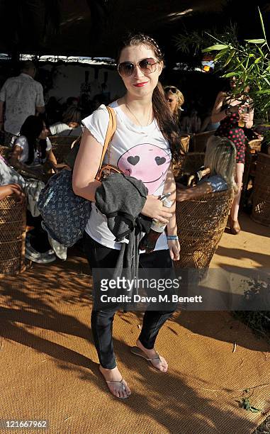 Anna Abramovich attends the launch of Mahiki Coconut liqueur backstage during Day Two of V Festival 2011 on August 21, 2011 in Chelmsford, England.