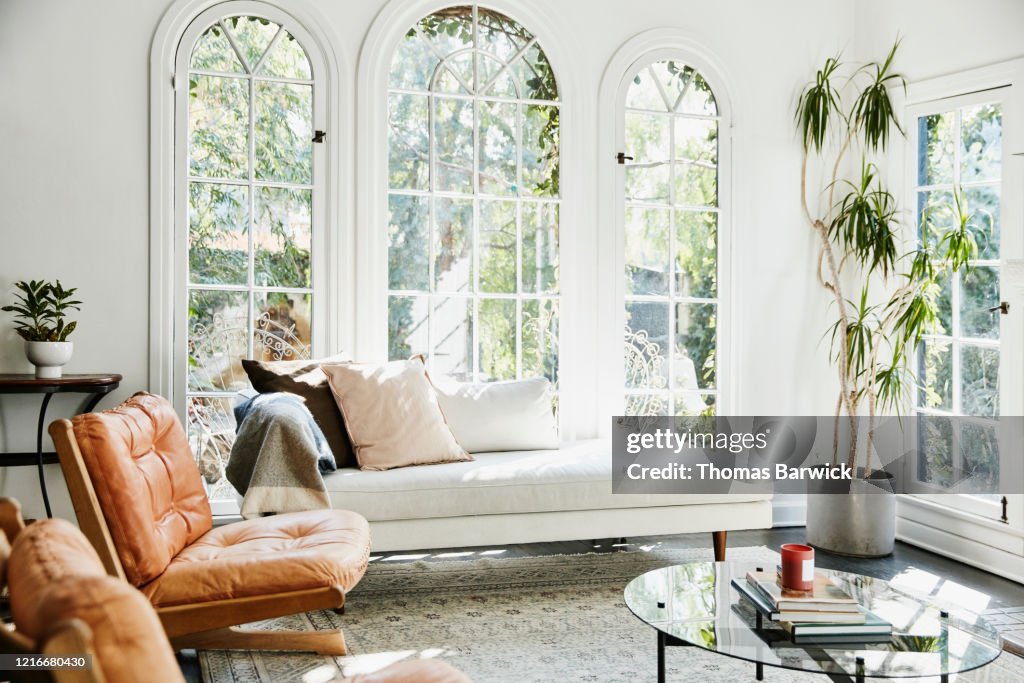 View of living room in home