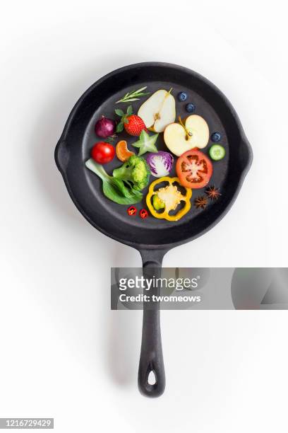 vegan food still life image. - cooking utensil isolated stock pictures, royalty-free photos & images
