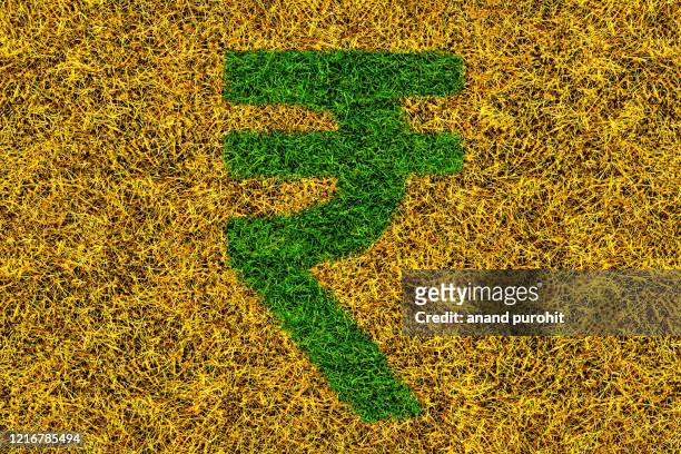indian currency symbol concept - indian economy business and finance stock-fotos und bilder