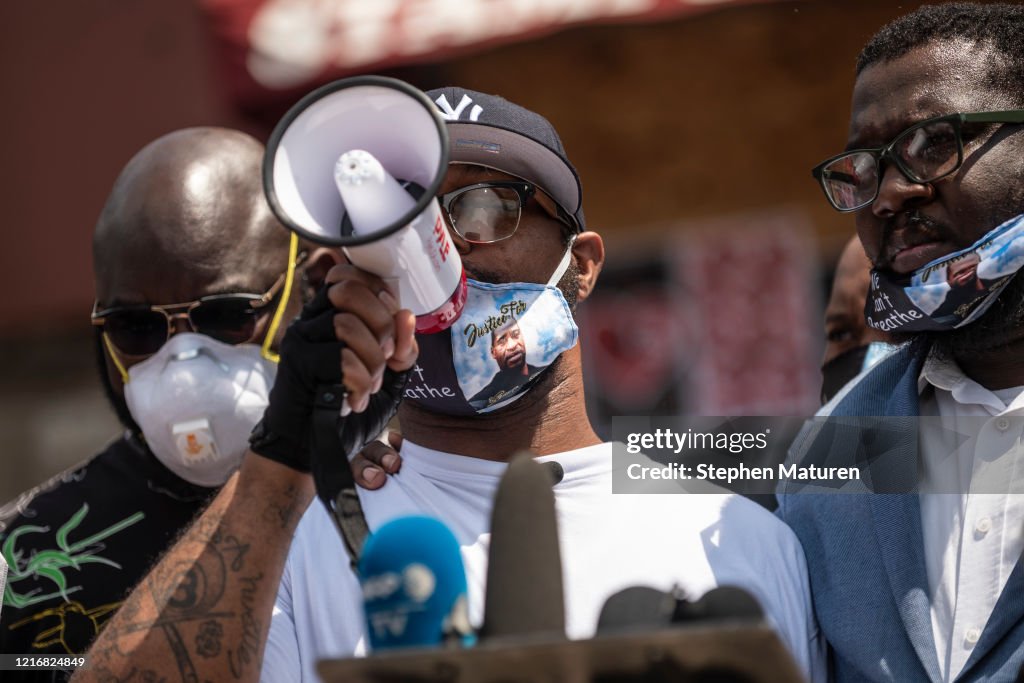 George Floyd's Brother Holds Prayer Vigil At Memorial Site