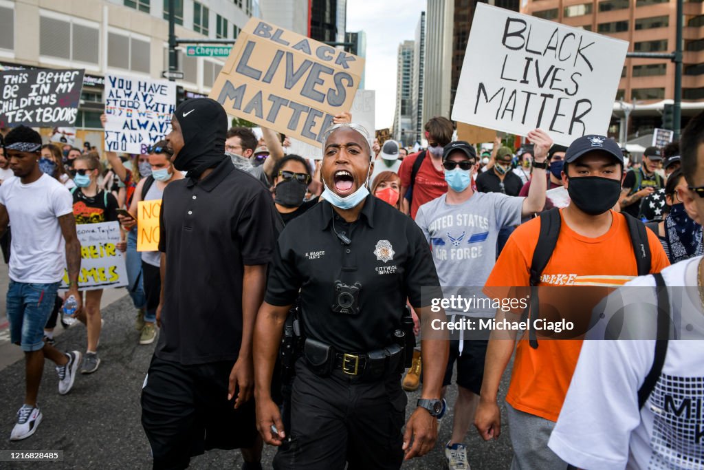 Protests Continue At Capitol In Denver In Aftermath To Death Of George Floyd