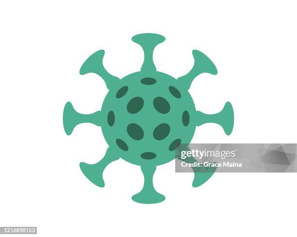 hazardous infectious virus icon symbol for pandemic and dangerous contagious diseases vector illustration - rickettsia stock illustrations