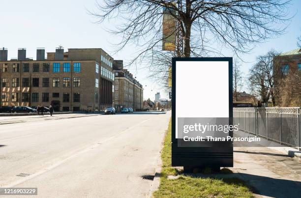 blank billboard outdoors - antalya city stock-fotos und bilder