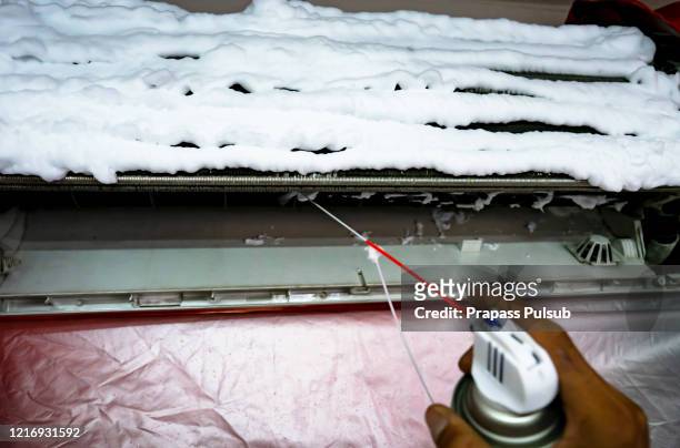 air conditioner cleaning - air cooler stock pictures, royalty-free photos & images