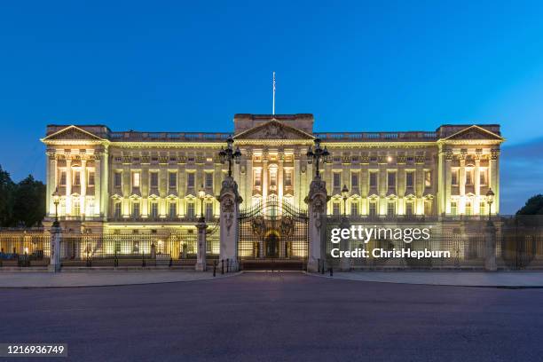 buckingham palace, london, england, uk - palácio de buckingham imagens e fotografias de stock