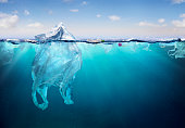 Plastic Bag Floating On Sea - Environmental Problem