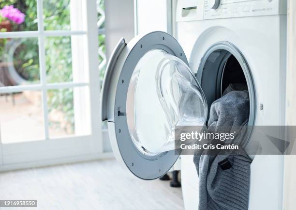 washing machine - máquina de lavar roupa imagens e fotografias de stock