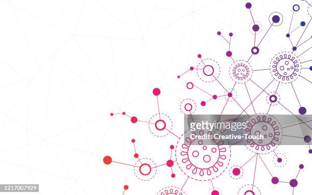 background particle virus - infectious disease stock illustrations