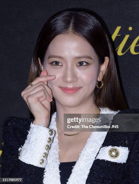 Ji-soo of BLACKPINK attends Cartier's 'Juste un Clou' party event at S-Factory on September 19, 2019 in Seoul, South Korea