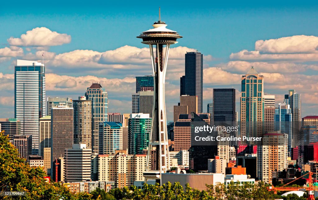 Space Needle and downtown Seattle