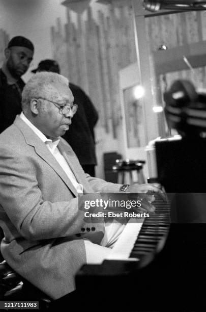 Ellis Marsalis at a Jeff Watts recording session at Systems Two Studios in New York City on June 2, 1998.