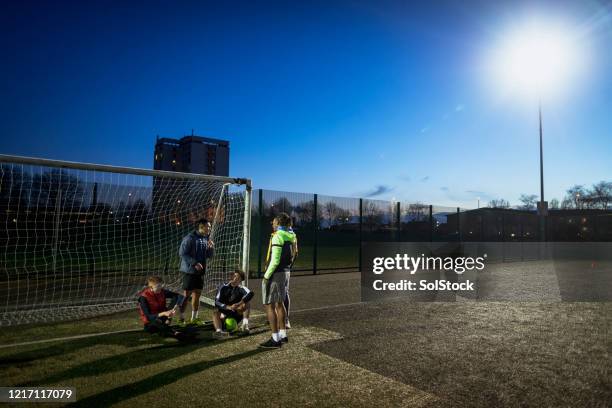 dags för en paus - five a side bildbanksfoton och bilder