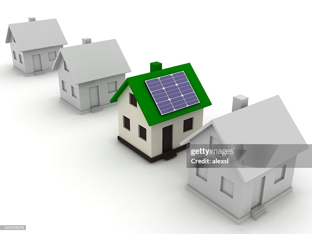 Solar energy smart house