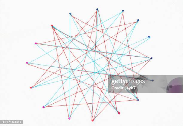 connection - rode draad stockfoto's en -beelden