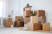 Cardboard Boxes Background