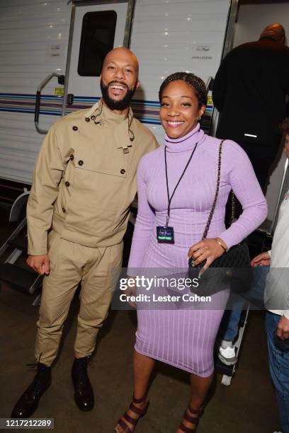 Common and Tiffany Haddish attend the 62nd Annual GRAMMY Awards "Let's Go Crazy" The GRAMMY Salute To Prince on January 28, 2020 in Los Angeles,...