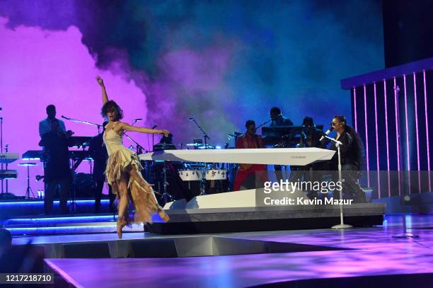 Performs onstage during the 62nd Annual GRAMMY Awards "Let's Go Crazy" The GRAMMY Salute To Prince on January 28, 2020 in Los Angeles, California.