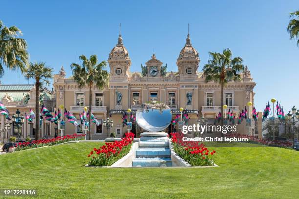 casino monte carlo, monaco - monte carlo casino square photos et images de collection