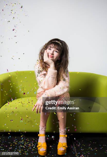 Actress Malina Weissman is photographed for Elite Daily on March 30, 2018 in New York City. PUBLISHED IMAGE.