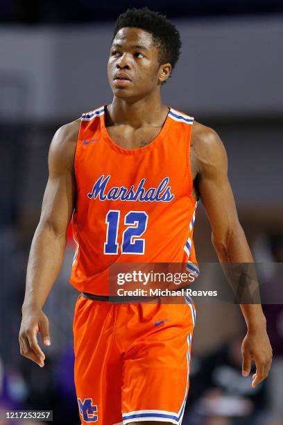 Zion Harmon of Marshall County High School in action during the City of Palms Classic Day 2 at Suncoast Credit Union Arena on December 19, 2019 in...