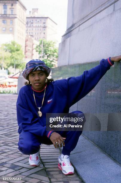 Rapper MC Lyte appears in a portrait taken on May 5, 1990 in New York City. .