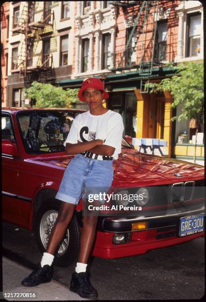 Rapper MC Lyte appears in a portrait taken on August 16, 1991 in New York City. .