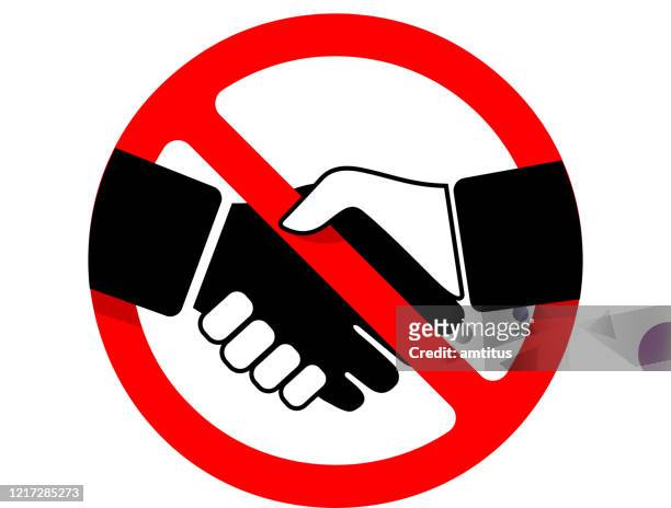 hand shake ban - customer support icon stock illustrations