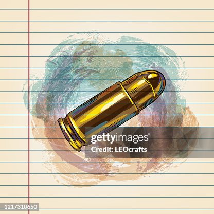 Draw Bulet How To Draw A Gun Bullet Step By Step