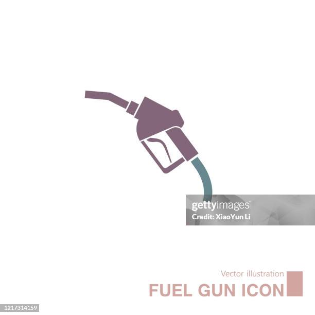 vector drawn gas gun. isolated on white background. - gasoline pistol stock illustrations