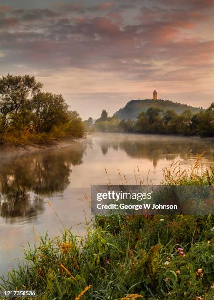 wallace monument - stirling scotland stock pictures, royalty-free photos & images