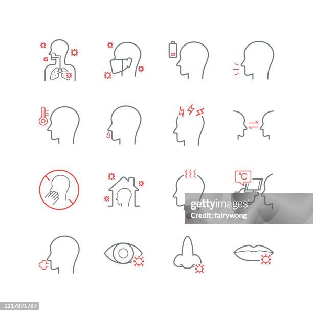 medical and virus icons,covid-19 concept icons - ebola stock illustrations