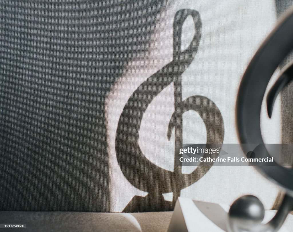 Treble Clef Shadow