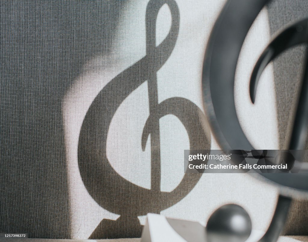 Treble Clef Shadow