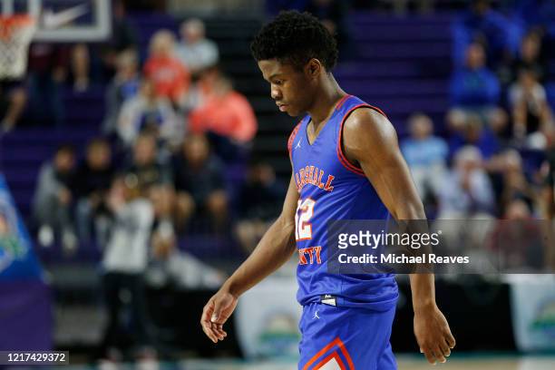 Zion Harmon of Marshall County High School in action against Fort Myers High School during the City of Palms Classic Day 1 at Suncoast Credit Union...