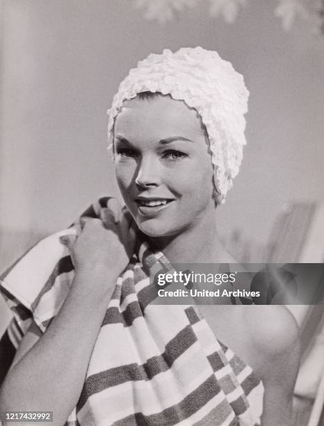 British actress Dawn Addams, Germany around 1960.