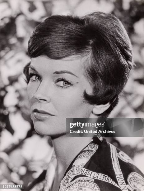 British actress Dawn Addams, Germany around 1960.