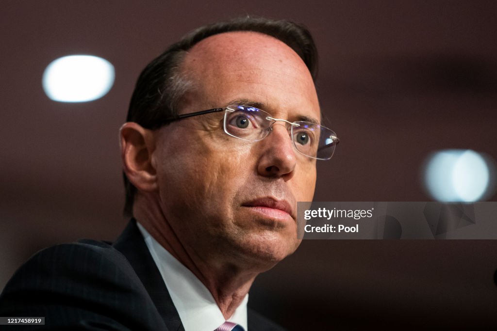 Robd Rosenstein Former U.S. Deputy Attorney General Rod Rosenstein testifies at... News ...