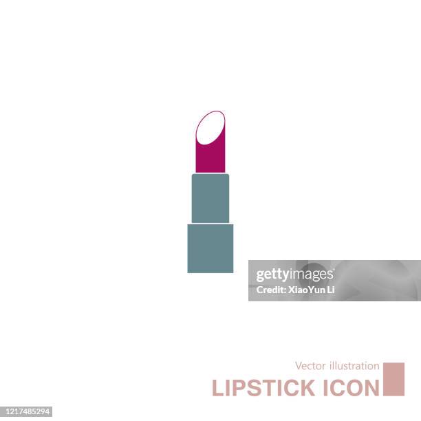 vector drawn lipstick. - face paint stock illustrations